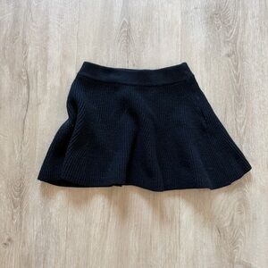 Zara girls Black Knit Skirt size 6-7 kids clothes